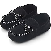 Greceen Infant Boys and Girls Oxford Shoes PU Leather Loafers Dress Shoes are Suitable for Crawling, Wedding Dress, Birthday Parties and Any Occasion