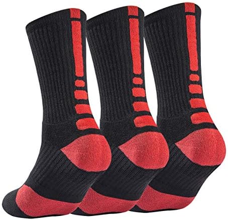 Elite Basketball Socks Cushion Athletic Long Sports Outdoor Socks Dri-fit Compression Sock for Boy Girl Men Women 6.5-11.5