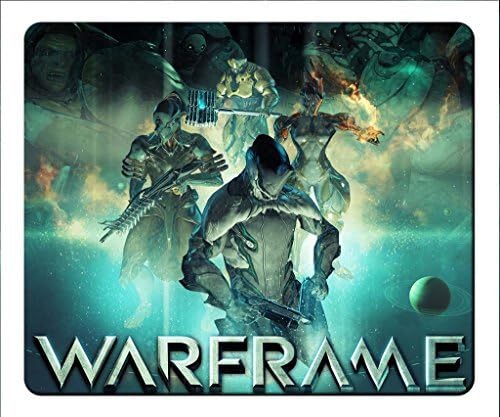 22x17cm/9x7x0.12inches Mouse Pad Soft Washable Working Gaming Black Rubber Medium Size Year-End Deals Christmas Wish List New Year Markdowns-Warframe Poster 22