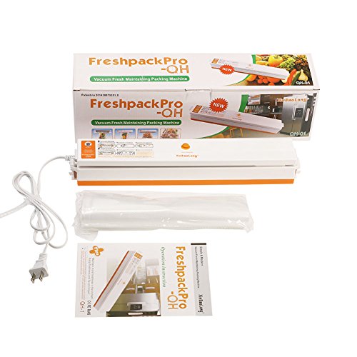 Vacuum Sealer, INKERSCOOP Portable Food Sealing Machine for Household Food Fresh Storage Sealing Packing, Free Heat Seal Bags - Thumbnail 2