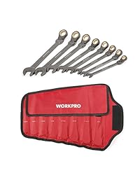 WORKPRO   Llave de carraca (8 piezas)
