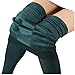 Weigou Women Leggings Elastic Waist Winter Thick Warm Stretch Pants Slim Trousers