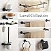 MARMOLUX ACC Coat Hooks Towel Hook Black Towel Hooks Bathroom Hand Towel Holder Wall Mount Heavy Duty Stainless Steel Door Decorative Holder