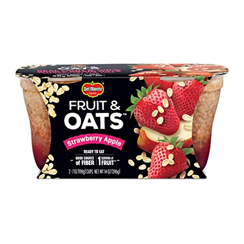 Del Monte Fruit and Oats Snack Cups, 7 Ounce, 12 Pack Pricepulse