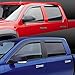 Auto Dynasty Compatible with Tacoma 2DR Extended Cab 4 Pieces Tape-On Window Visor Deflector Rain Guard