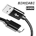 Galaxy S9 Charger, Benicabe (2-Pack 3FT) USB Type C Samsung Adaptive Fast Charging Cable Nylon Braided Cord for Samsung Galaxy S9/S9 Plus, S8/S8 Plus, Note 8 and More(Midnight Black)