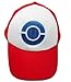 XCOSER Adult Ash Ketchum Hat Cap Cosplay Accessory Circle Logo