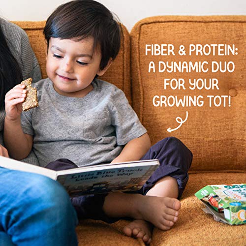HAPPYTOT Organics Fiber & Protein SoftBaked Oat Bars, Organic Toddler