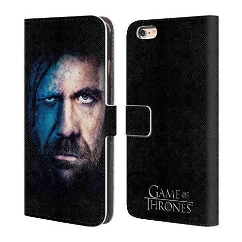 Head Case DesignsHead Case Designs Officially Licensed HBO Game of Thrones Sandor Clegane Valar Morghulis Leather Book Wallet Case Cover Compatible with Apple iPhone 6 Plus/iPhone 6s Plus