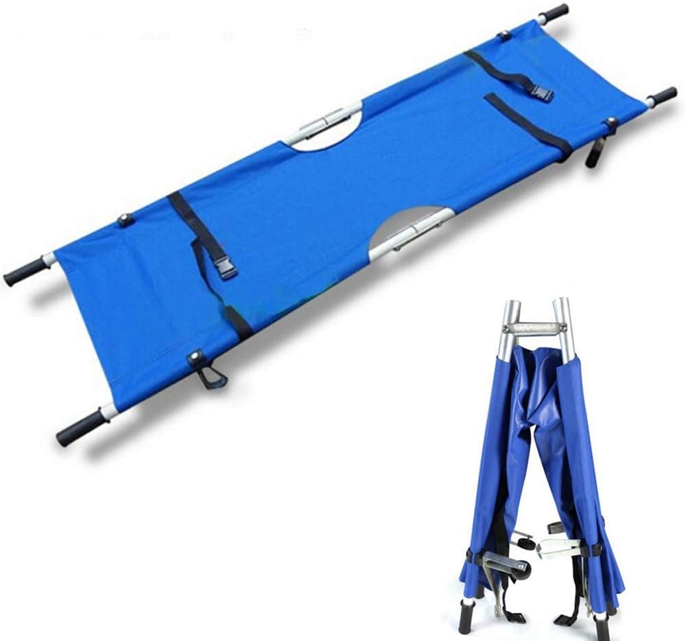 YYKAKUAN Portable Multi-Functional Patient Transfer Emergency Rescue Stretcher, Foldable Medical Stretcher First Aid Household