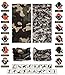 9PCS Headwear, Headband Scarf Bandanna Headwrap Mask Neckwarmer & More 12-in-1 Multifunctional Stretchable Sport & Casual (9PC.Camouflage New Series.2)