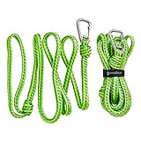 Skog &Aring; Kust Premium PWC Dock Lines | 2-Pack Heavy Duty Braided Ropes, 1/2'' x 7ft & 14ft Lengths, with 316 Stainless Steel Clip