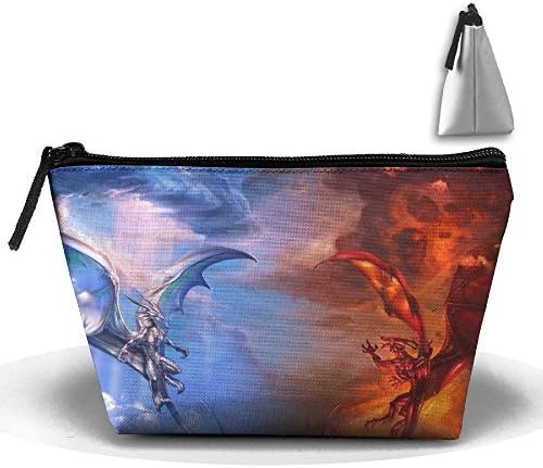 Red And Blue Dragon Fashion Storage Bag Cosmetic Bags
