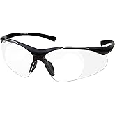 grinderPUNCH Full Lens Magnification Safety Glasses Readers ANSI Z87 Impact Resistant Diopter Magnifying Reading Glasses