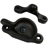 QCAA Forged Brass Sash Lock in Solid Brass, CTC 2", Oil Rubbed Bronze US10B, 1 Pack