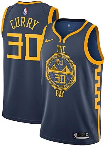 Apparel online Men' Curry Warriors Swingman Jersey Navy
