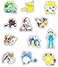 3 Sheets Puffy Scrapbooking Party Stickers + 43 Skateboard Stickers FREE USA SHIPPING - PIKACHU PUFFY / SKATEBOARD