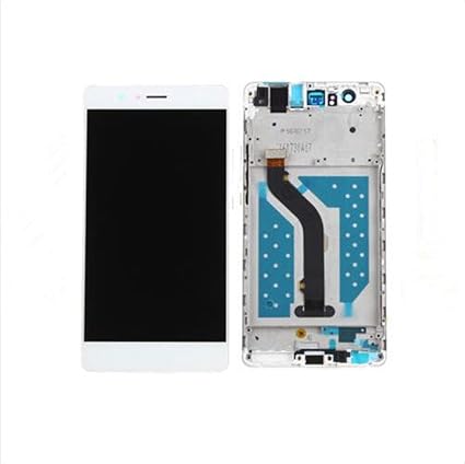 Huawei P9 lite Display im Komplettset LCD Ersatz Für Touchscreen Glas Reparatur (Weiß + Rahmen)