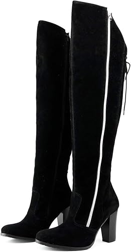 bota preta com cadarço feminina