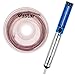 Vastar Desoldering Wick, solder braid with 2.5mm Width, 1.5m Length & Solder Sucker Desoldering Vacuum Pump Solder Removal Tool Blue
