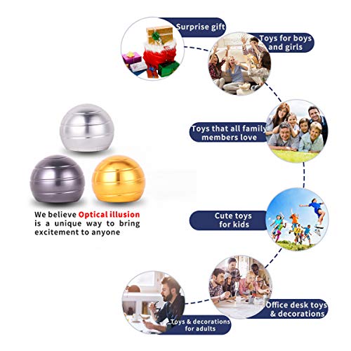 3 Kinetic+Spinning+Illusion+Creativity+Paperweight