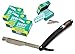 Classic Samurai Barber Straight Edge Razor with 300 Professional Lord Single Edge Razor Blades