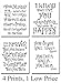 Winnie the Pooh Quotes and Sayings Art Prints - Set of Four Photos (8x10) Unframed - Great Gift for Nursery Rooms, Boy's Room or Girl's Room Decor