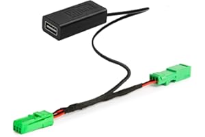 Hifihia Dashcam Power Adapter 3 Pin (Model A) for Volvo 2014+ XC40 XC60 XC90 S60 V60 C40, Hide The Wires, GPS Radar Mirror Ca