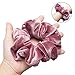 Ondder 5 Pack Large Velvet Scrunchies Hair Scrunchy Big Hair Bobble Elastics Hair Bands Headbands Women Scrunchies Bobbles Hair Ties, 5 Pieces