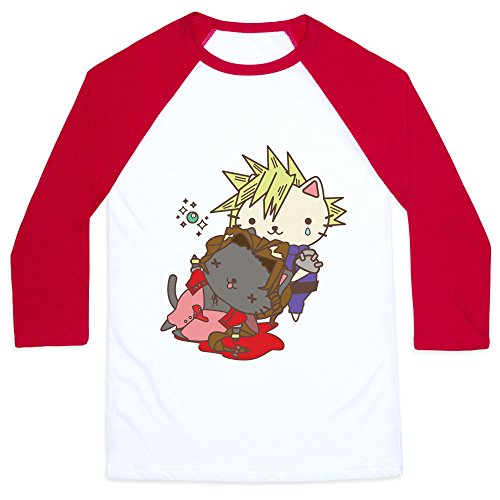Final Cat Fantasy Mens/Unisex Baseball Tee by LookHUMAN