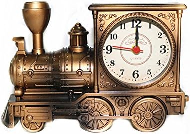 INIL Antique train alarm clock / European and American bronze alarm clockclock