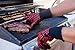 Extreme Heat Resistant Gloves for BBQ Grilling And Fireplace Long Cuff Forearm Protection Silicone Grip Good For Smoker Baking Cooking Oven Mitts Or Camping Gloves (1 Pair)
