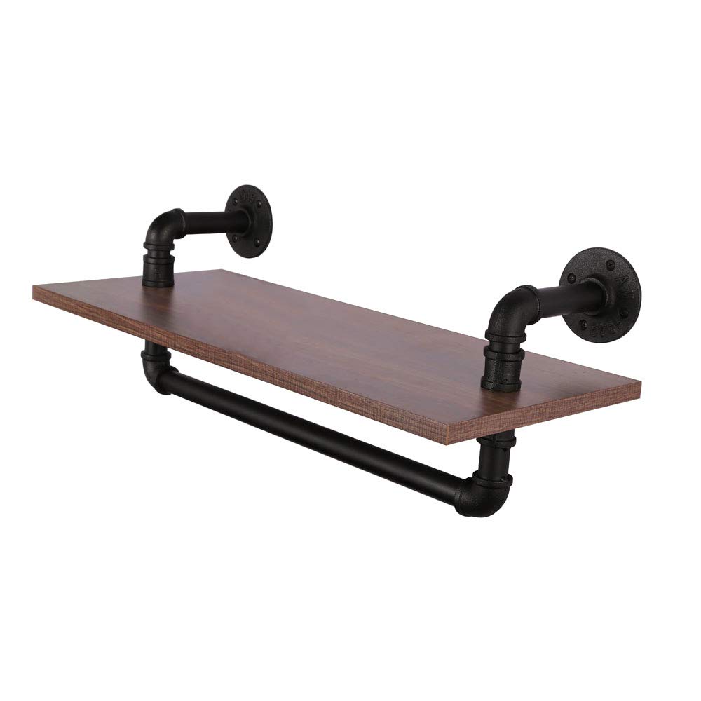 Estantes flotantes industriales con riel Colgante Estante de exhibición