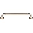 Top Knobs TK824BSN Serene Collection 6-5/16" Lily Pull, Brushed Satin Nickel