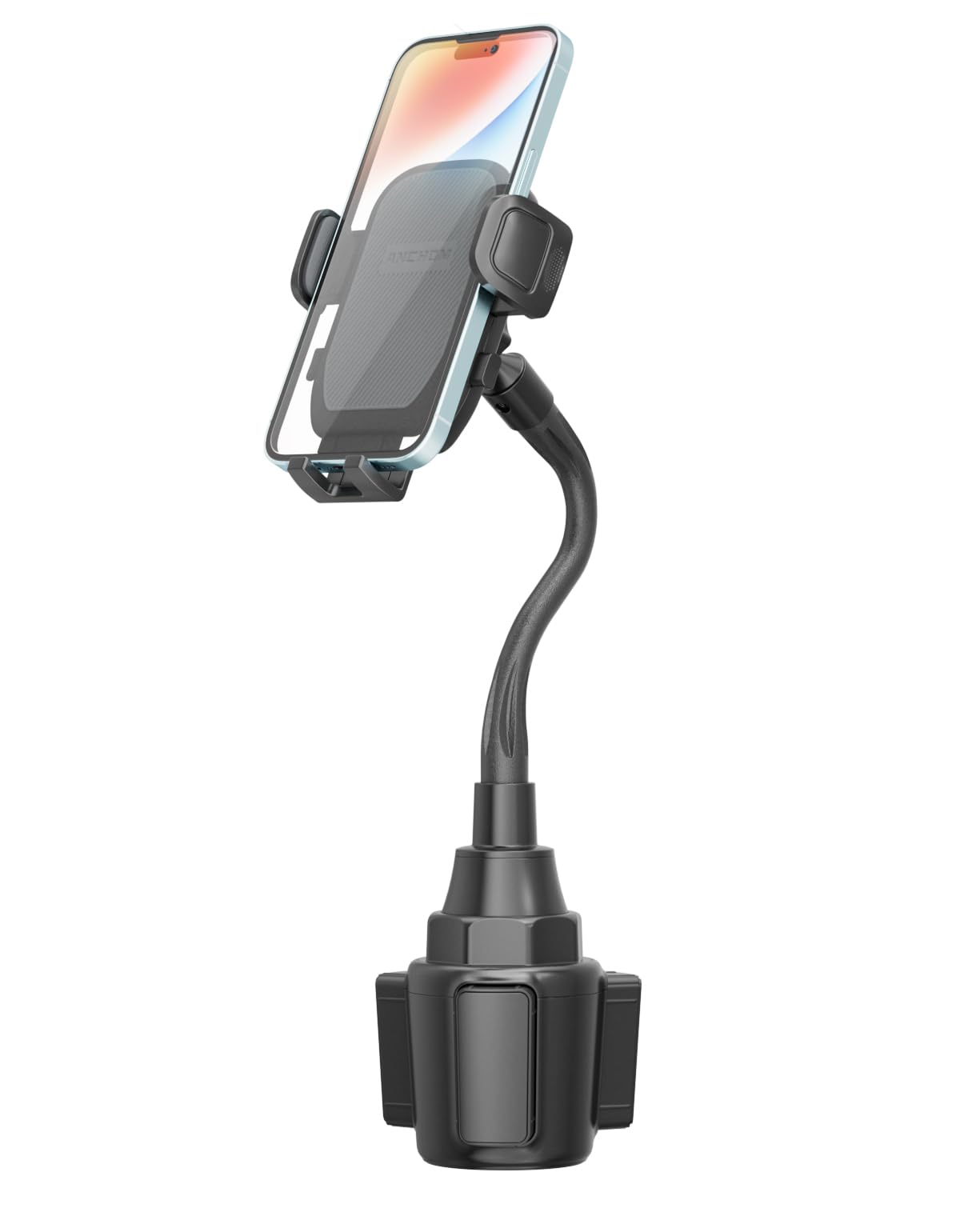 Photo 1 of ANCHOM Cup Phone Holder for Car, Upgraded Car Phone Holder Phone Mount for Car with Expandable Base, Cell Phone Cradles Compatible with iPhone Samsung All 4.0-7.0 inches Phones