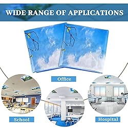 Patelai 8 Pack Fluorescent Light Covers for Ceiling