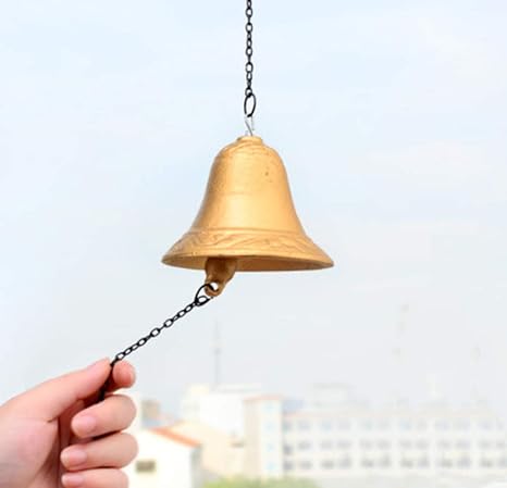 Xmuma Gusseisen Windspiel Hangenden Garten Anhanger Garten Japanischen Stil Windspiel Vintage Gartendekoration Gelb Amazon De Musikinstrumente