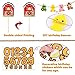 Farm Animal Party Decorations,Centerpiece Sticks Table Toppers Farm Birthday Decorations for Farm Animals Barnyard Baby Shower Birthday Party Supplies Decorations-Set of 18