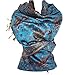 SILVERFEVER Silver Fever Pashmina - Jacquard Paisley Shawl - Stylish Scarf - Double Sided Wrap (Turquoise)