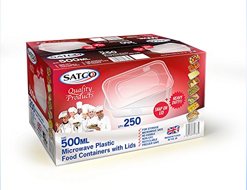 DM181 Plastic Microwave Container (Pack of 250)