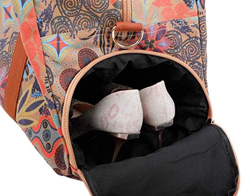 Gimay Weekend Travel Bag Women Overnight Duffle Canvas Tote Bags … (Vintage Brown) 5 Gimay Weekend Travel Bag Women Overnight Duffle Canvas Tote Bags … (Vintage Brown)