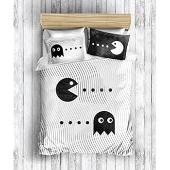 Amazon.com: DecoMood 3D Printed 100% Cotton Pacman Bedding