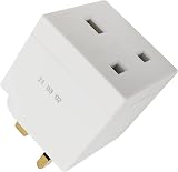Swiss Edge 2 Way 3 Pin Power Adapter Plug Splitter Cube UK 13A view 4