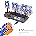 E-Starlet Electric Scoring Auto Reset Shooting Digital Target for Nerf Guns Darts Mega/Rival Series,Electronic Digital Target with 10 Bullets Darts & 1 Screwdriver and 1 Screw.