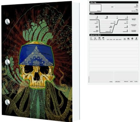 Innovative ScubaDive Logz Skull Diver Logbook