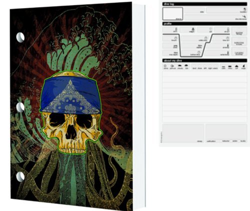 Innovative ScubaDive Logz Skull Diver Logbook