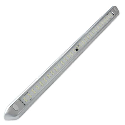 Dream Lighting Wasserdicht Caravan Markise Leuchten für Wohnmobile/Anhänger, 12V 550mm silbern Muschel LED Vorzeltleuchte Lic
