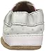 Robeez Girls Crib Shoe, Dot Mania Metallic/Grey, 6-12 Months M US Infant