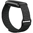 Fitbit Charge 5 & 6 Hook & Loop Accessory Band, Official Product, Charcoal, Small