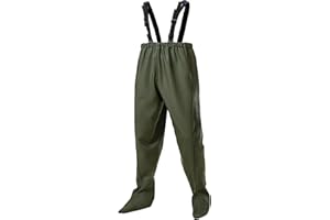 Pfeibk Men's Fishing Waders, Lightweight Breathable Chest Waders for Men, Waterproof Fly Fishing Waders